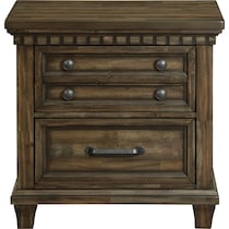 wynden dark brown nightstand   