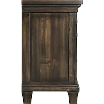 wynden dark brown nightstand   