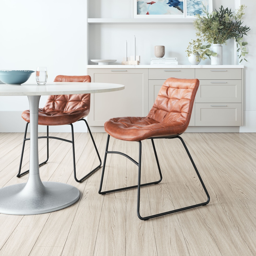 wynter light brown dining chair   