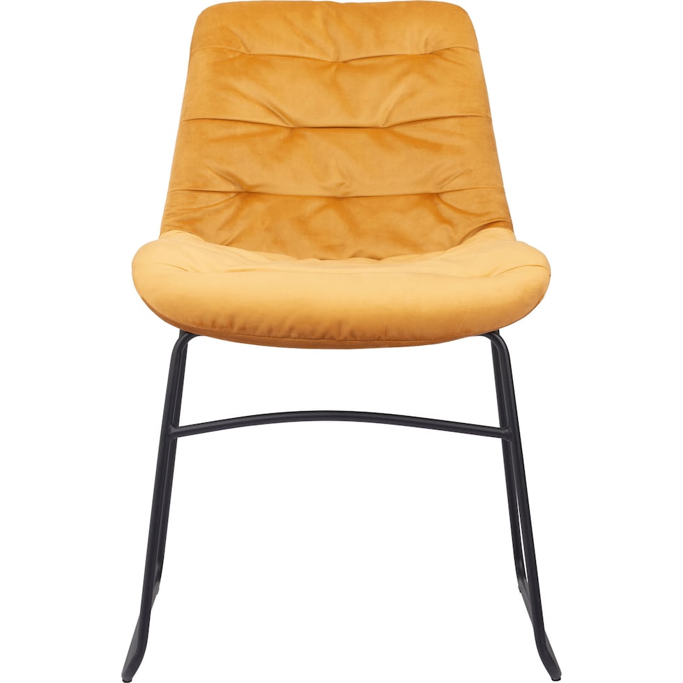 wynter yellow dining chair   