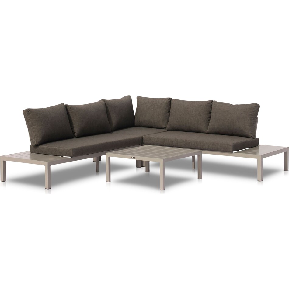 wynwood gray outdoor sectional set   