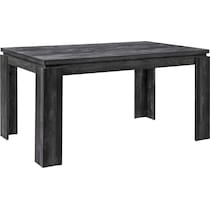 xander black dining table   