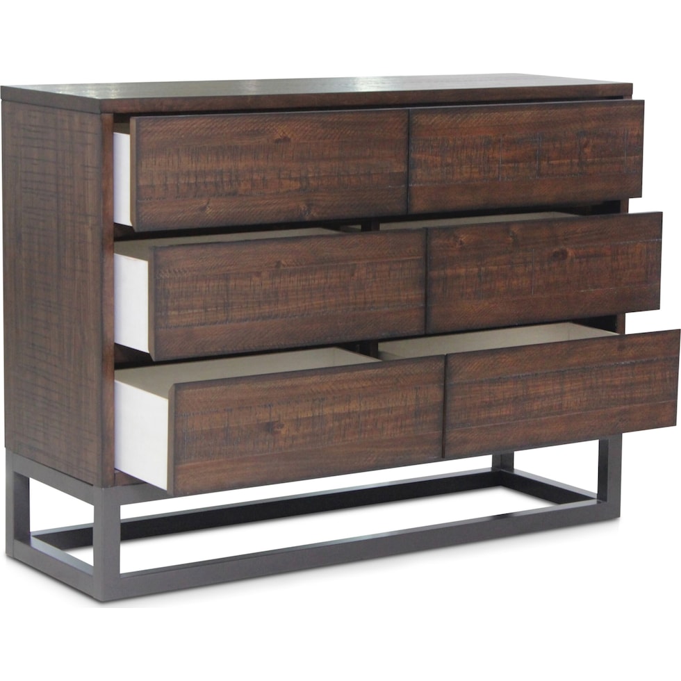 xander dark brown dresser   