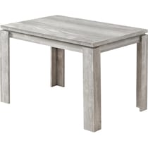 xander gray dining table   