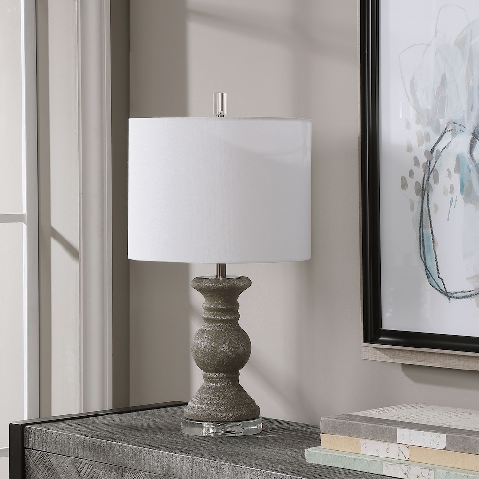 ximena gray table lamp   