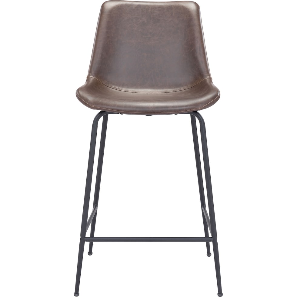 xyon dark brown bar stool   