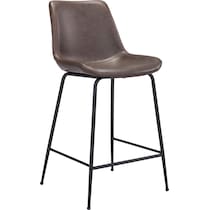 xyon dark brown bar stool   