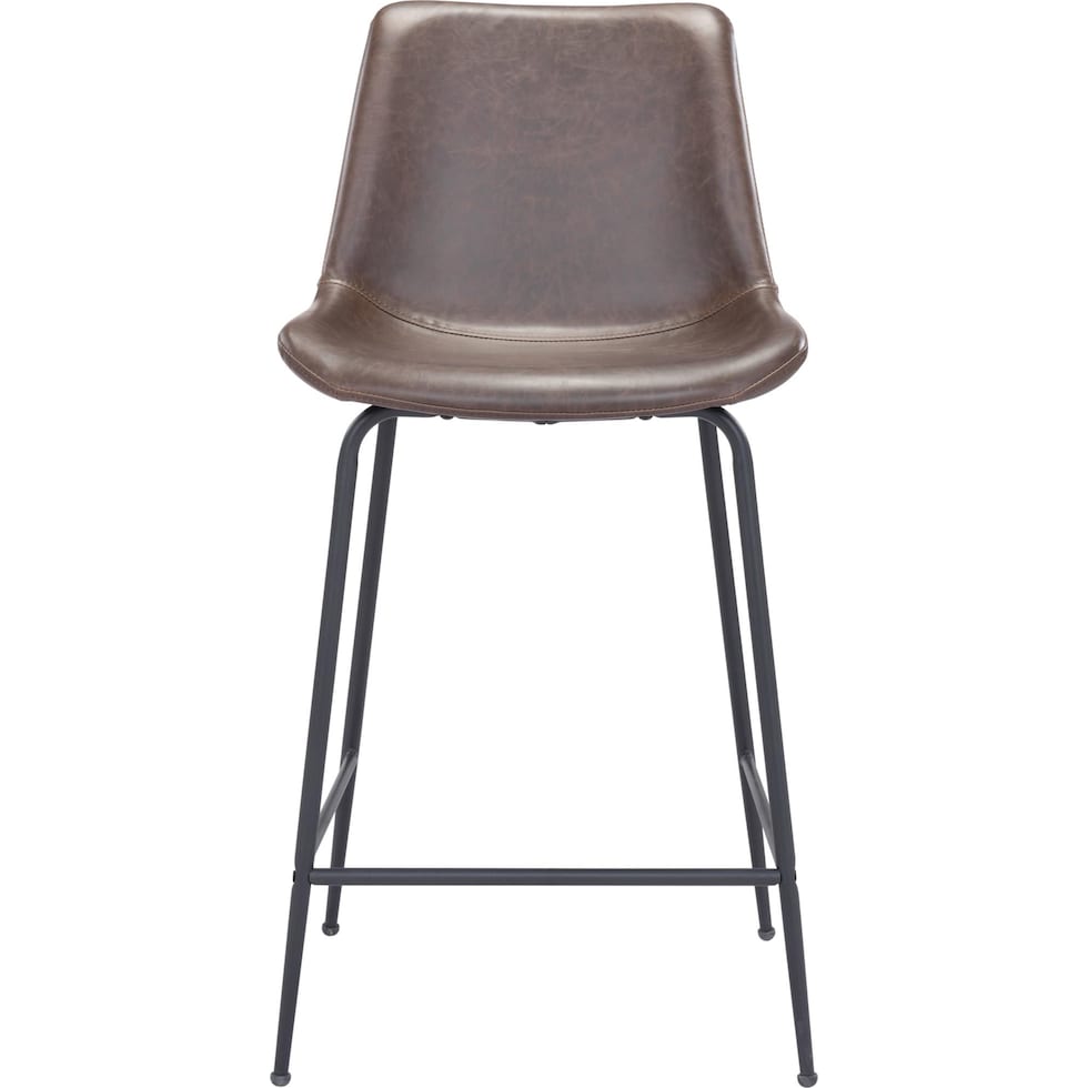 xyon dark brown bar stool   