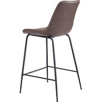 xyon dark brown bar stool   