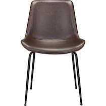 xyon dark brown dining chair   