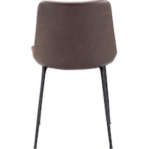 xyon dark brown dining chair   