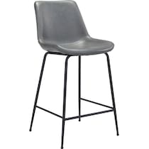 xyon gray counter height stool   
