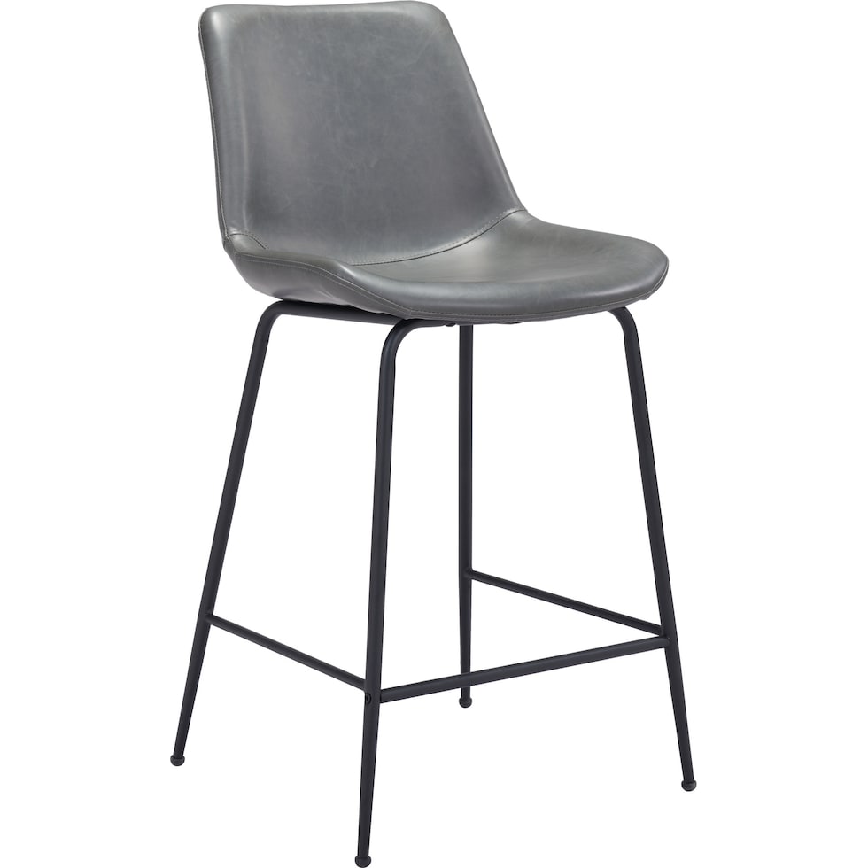 xyon gray counter height stool   