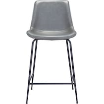 xyon gray counter height stool   