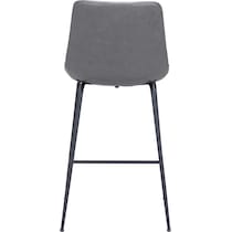 xyon gray counter height stool   