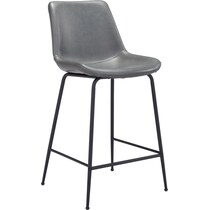 xyon gray counter height stool   