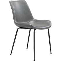 xyon gray dining chair   