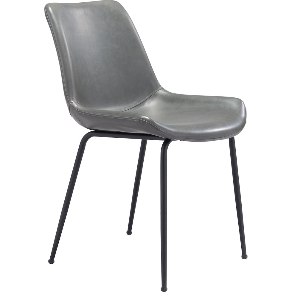 xyon gray dining chair   