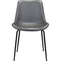 xyon gray dining chair   