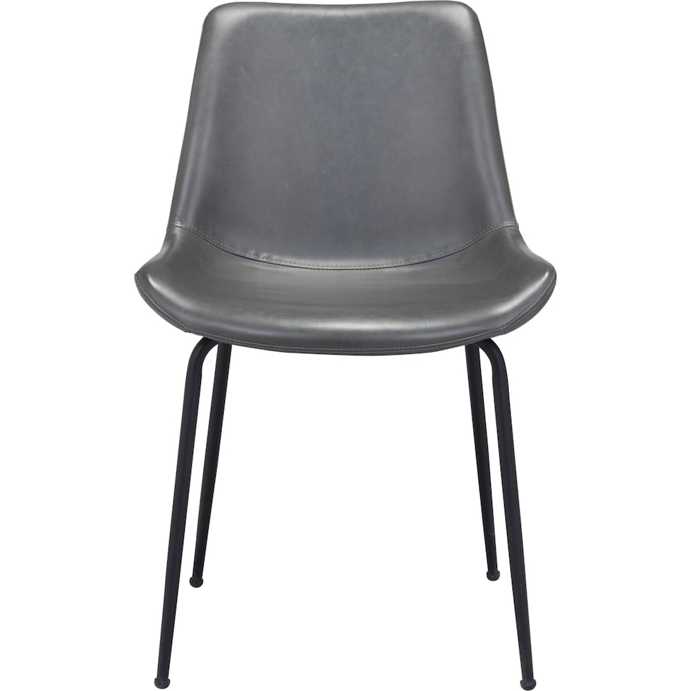 xyon gray dining chair   