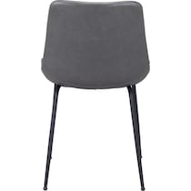xyon gray dining chair   