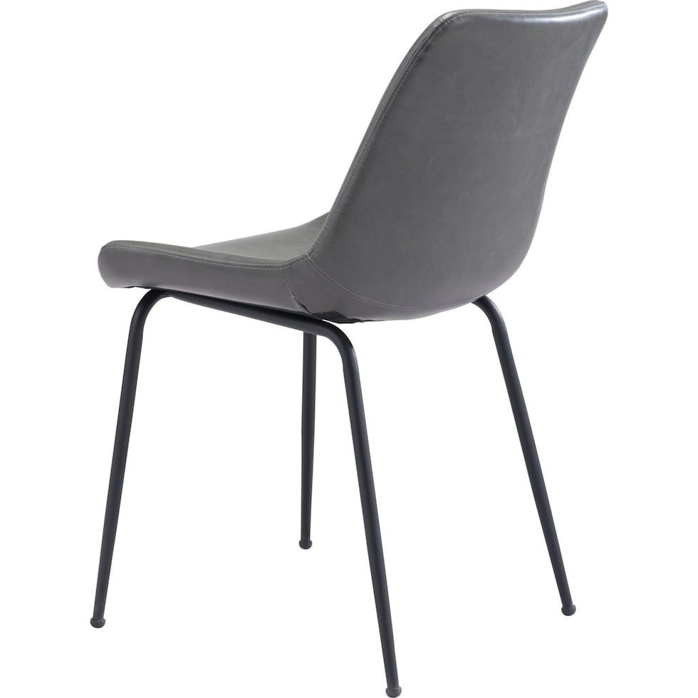 xyon gray dining chair   