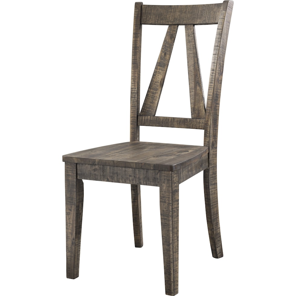 yaelle dark brown dining chair   