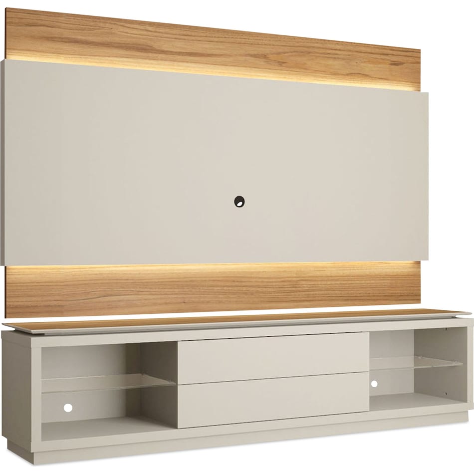 yale white tv stand   