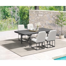 yarmouth light brown  pc outdoor dining   