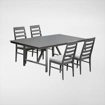 yarmouth light brown  pc outdoor dining   