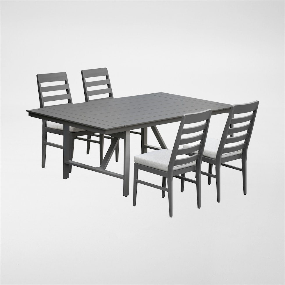 yarmouth light brown  pc outdoor dining   