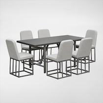yarmouth light brown  pc outdoor dining   