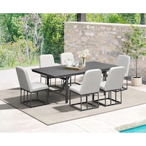 yarmouth light brown  pc outdoor dining   