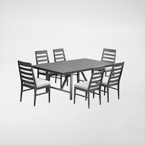 yarmouth light brown  pc outdoor dining   
