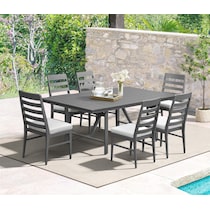 yarmouth light brown  pc outdoor dining   