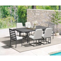 yarmouth light brown  pc outdoor dining   
