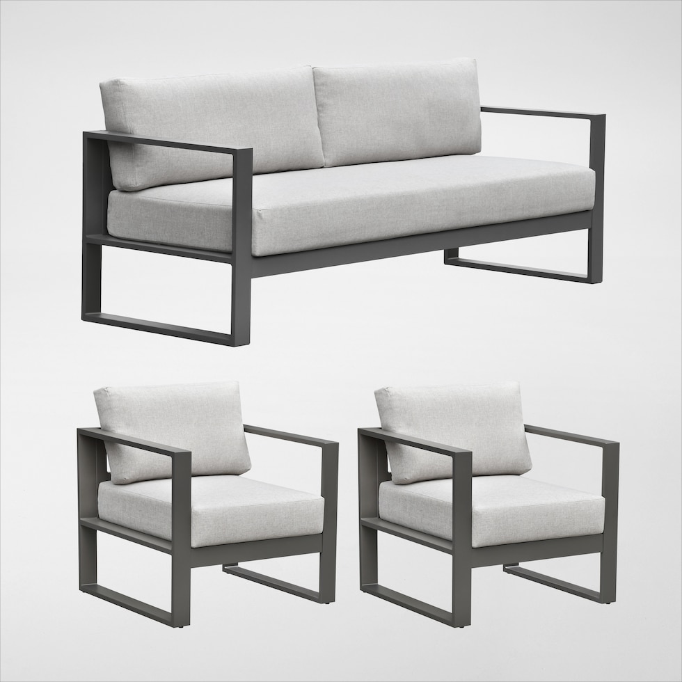 yarmouth light brown outdoor sofa set   