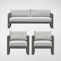 yarmouth light brown outdoor sofa set   