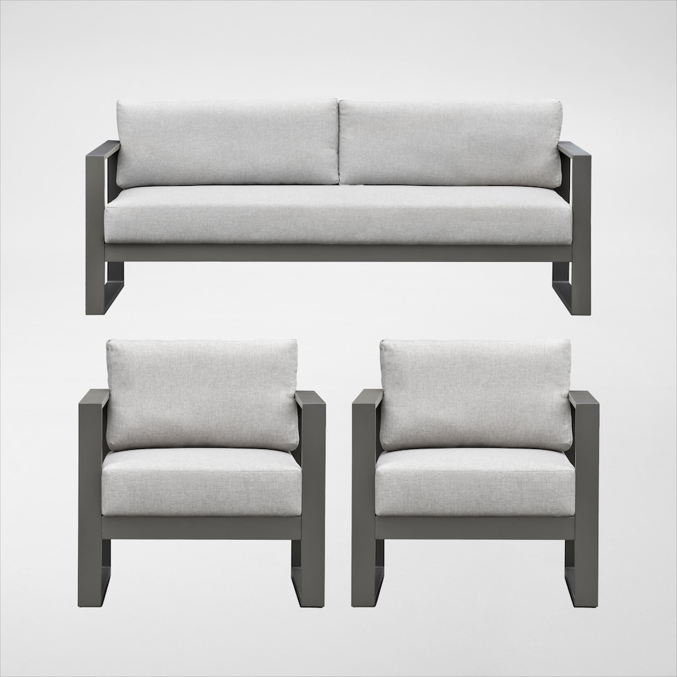 yarmouth light brown outdoor sofa set   