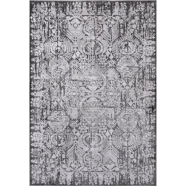 Yarrow Area Rug - Gray/Black
