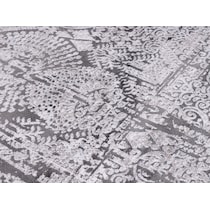 yarrow gray black area rug  x    