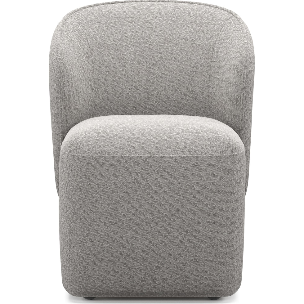 yates gray dining chair   