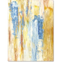 yellow blue yellow and blue wall art   