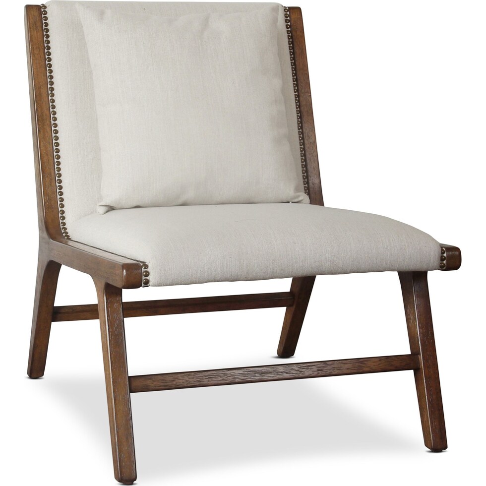 yuma white lounge chair   