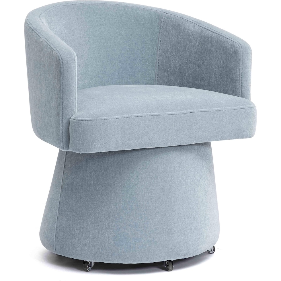 yuri blue desk chair   