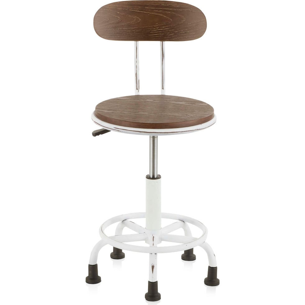 zac dark brown office chair   