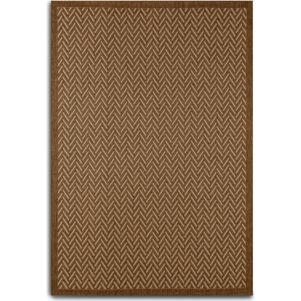 zaggy dark brown outdoor area rug   