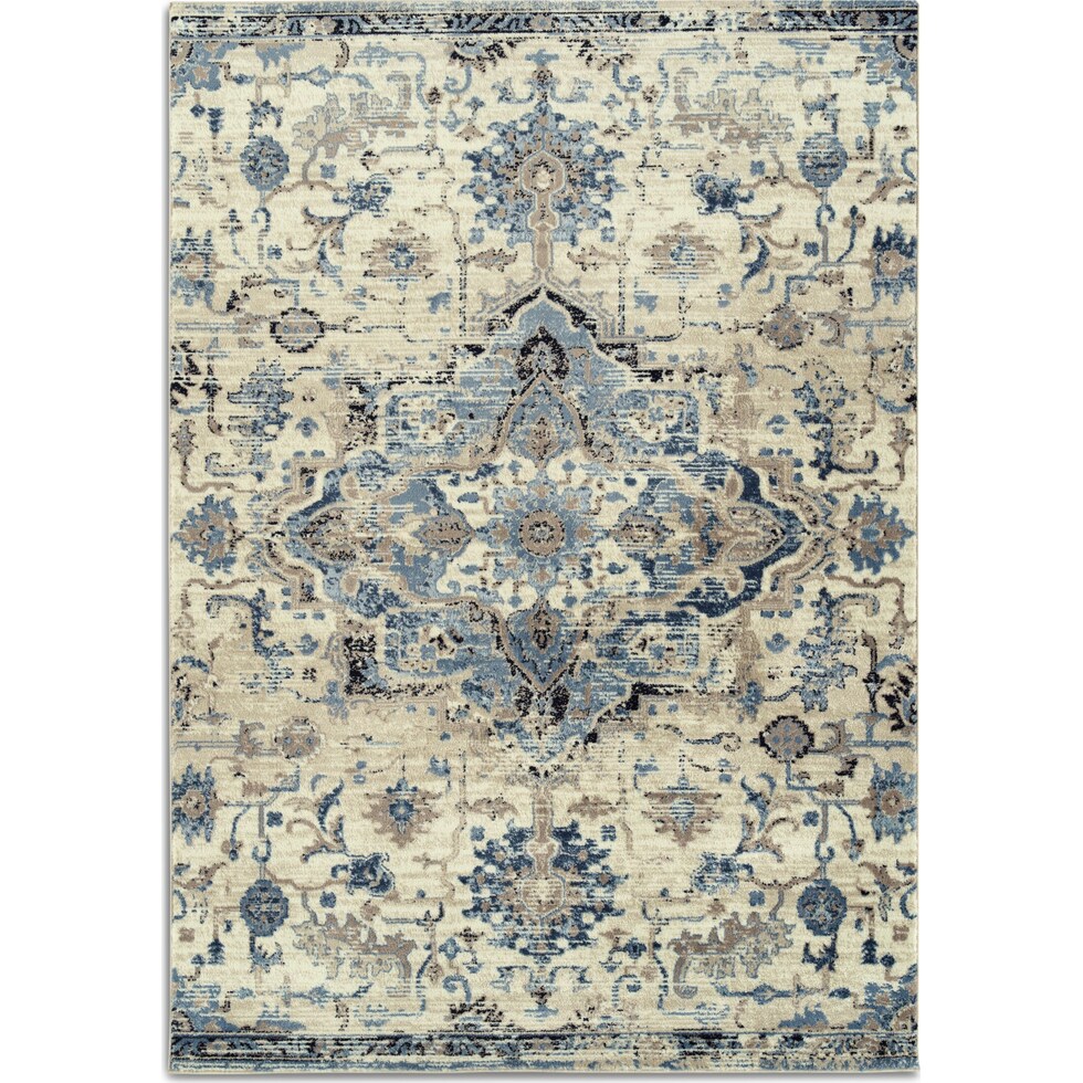 zahara blue area rug  x    