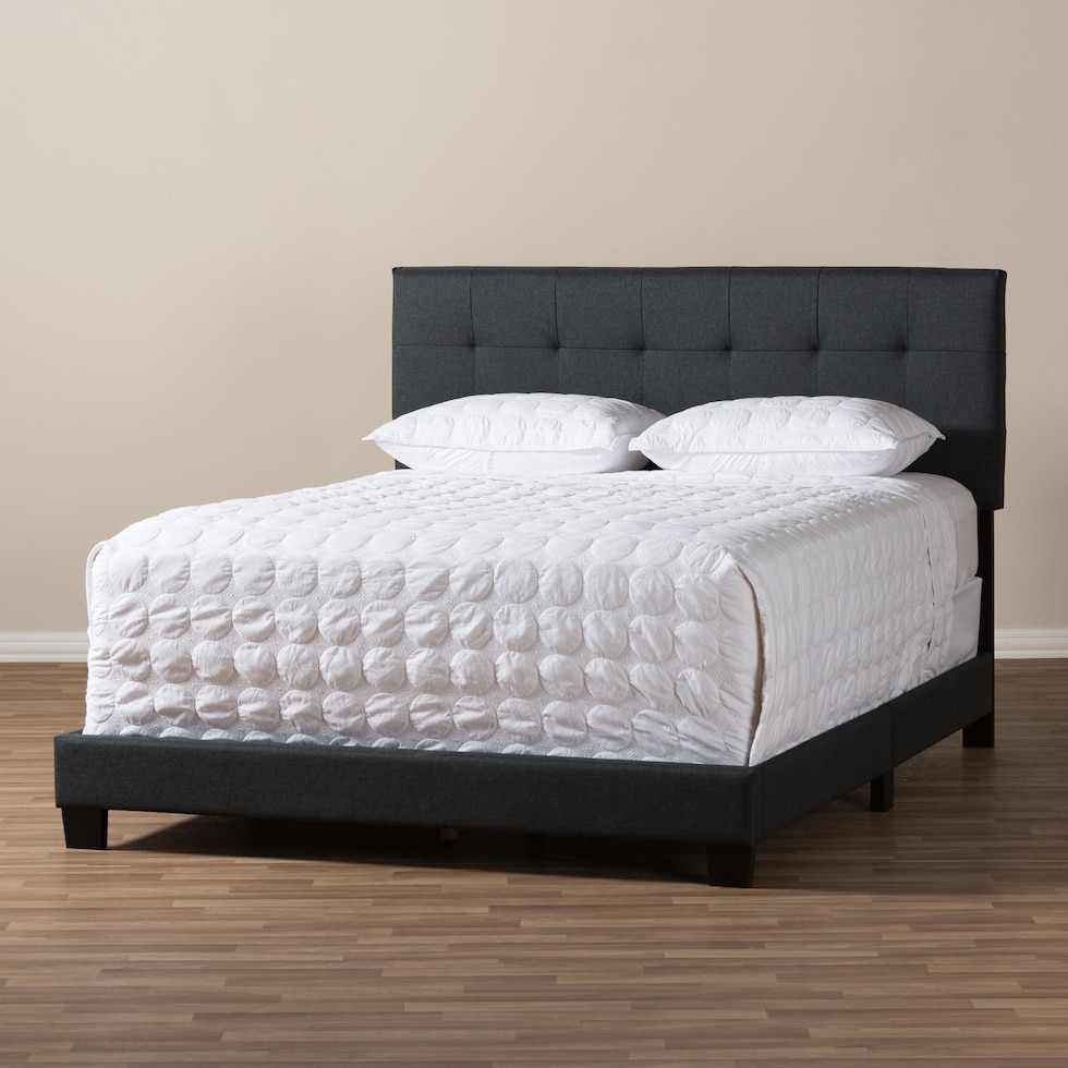 zanab gray king bed   