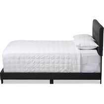 zanab gray king bed   